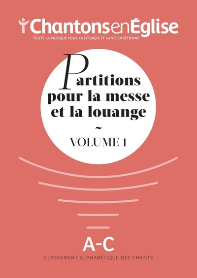 Picture of Chantons en Église : Partitions pour la messe et la louange Vol. 1