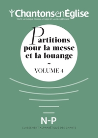 Picture of Chantons en Église : Partitions pour la messe et la louange Vol. 4