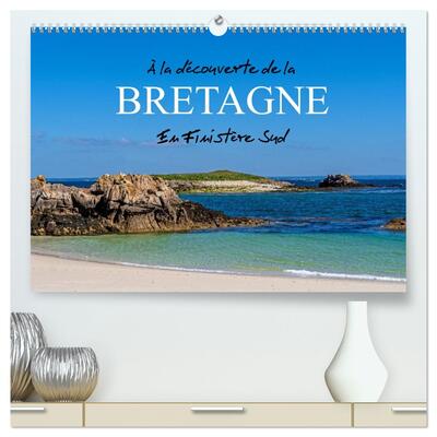Image de À la découverte de la Bretagne - En Finistère Sud  (Calendrier mural 2026 DIN A2 vertical) calendrier de bureau