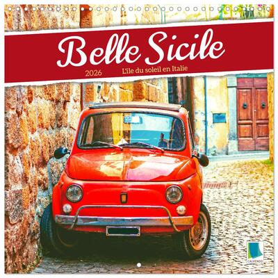 Image de Belle Sicile (Calendrier mural carré 2026 30x30 cm) Calendrier double avec une page pour vos prises de notes