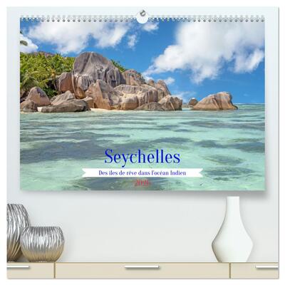 Image de Seychelles - Des îles de rêve dans l'océan Indien  (Calendrier mural 2026 DIN A2 vertical) calendrier de bureau