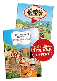 Image de Les Fondus du vin : Côtes du Rhône + Fondus du formage offert