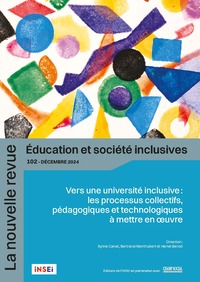 Picture of NR-ESi n° 102 : Vers une université inclusive : les processus collectifs, pédagogiques et technologiques à mettre en oeuvre
