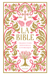 Image de La Bible – reliée + jaspage claire - rouge corail