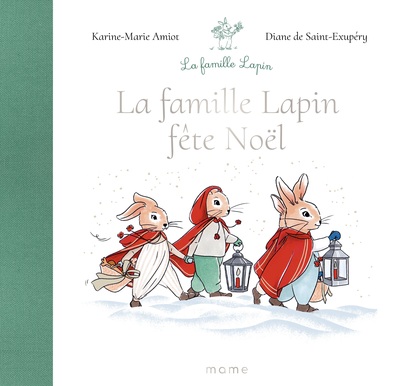 Picture of La famille lapin fête Noël
