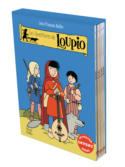Image de "COFFRET 5 TOMES "" LES AVENTURES DE LOUPIO"""