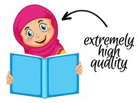 Image de Autocollants islamiques pour filles 20 feuilles