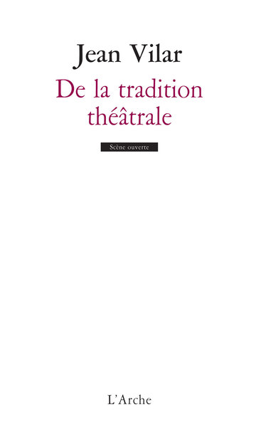 Picture of De la tradition théâtrale