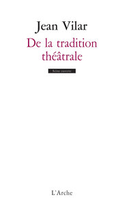 Picture of De la tradition théâtrale