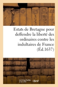 Picture of Extraict des raisons des Estats de la province de Bretagne pour deffendre la liberté des ordinaires