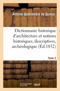 Picture of Dictionnaire historique d'architecture