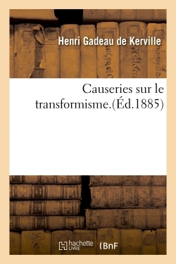 Image de Causeries sur le transformisme. Tome 3