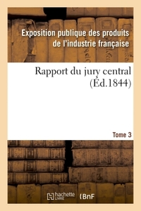 Picture of Rapport du jury central. Tome 3
