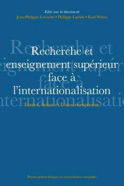 Image de Recherche et enseignement supérieur face à l'internationalisation