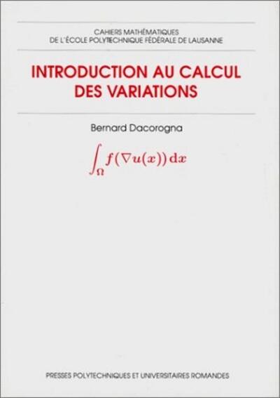 Picture of Introduction au calcul des variations