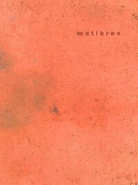 Picture of Matières - n° 5 - 2002