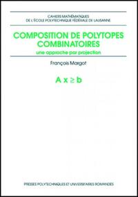 Picture of Composition de polytopes combinatoires