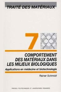 Picture of Comportement des matériaux dans les milieux biologiques