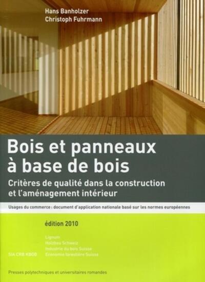 Picture of Bois et panneaux à base de bois