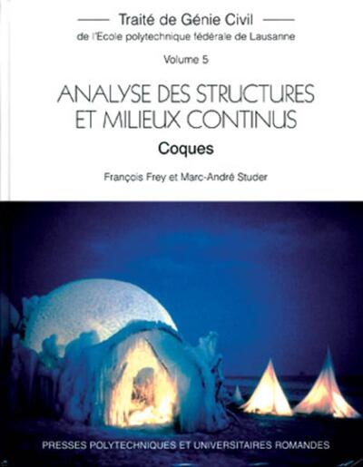 Picture of Analyse des structures et milieux continus : coques