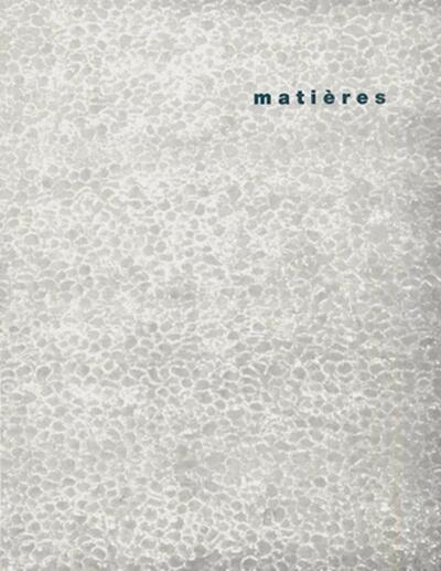 Image de Matières - n°4 - 2001