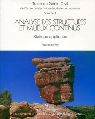 Image de Analyse des structures et milieux continus - Statique Appliquée - Volume 1