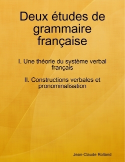 Picture of Deux études de grammaire française