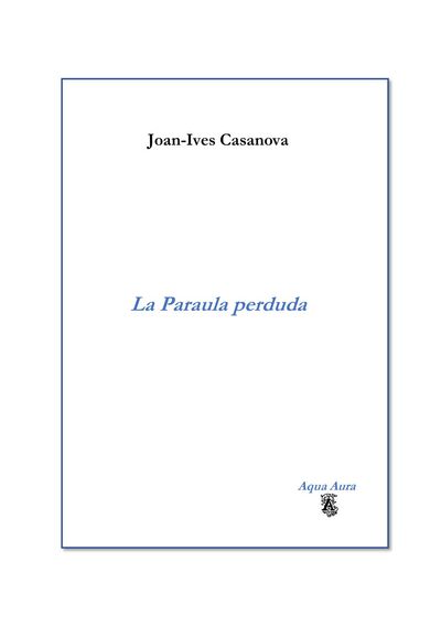 Picture of La Paraula perduda