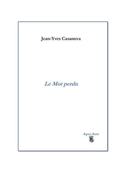 Picture of Le Mot perdu