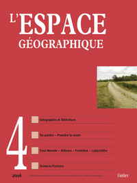 Picture of L'Espace géographique 2016-4