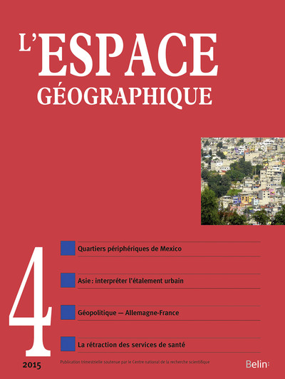 Image de L'Espace géographique 2015-4