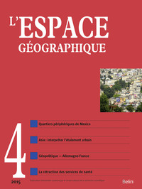 Image de L'Espace géographique 2015-4