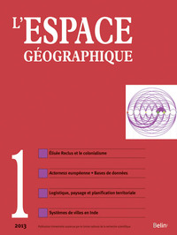 Image de L'Espace géographique 2013-1