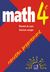 Image de MATH 4EME NOUVEAU PROG