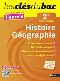 Image de CLES DU BAC TTE L'ANNEE HIST-GEO 2DE