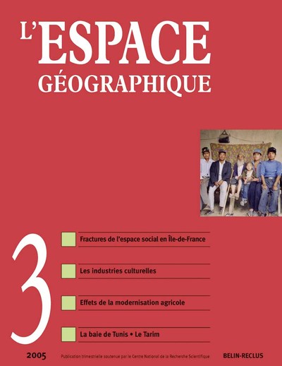 Picture of L'Espace Géographique -  N°3