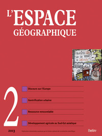 Picture of L'Espace géographique 2013-2