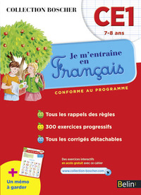 Image de JE M ENTRAINE FRANCAIS CE1