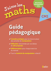 Picture of J'aime les maths CM1 - Guide pédagogique 2016