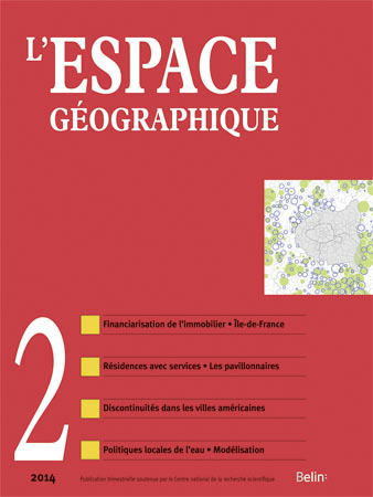 Image de L'Espace géographique 2014-2