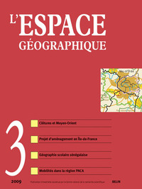 Picture of L'Espace géographique n°3