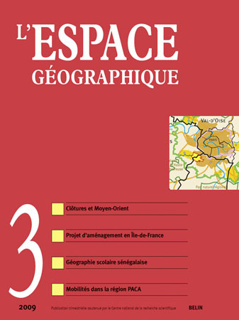 Image de L'Espace géographique n°3