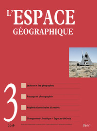 Picture of L'Espace géographique 2016-3