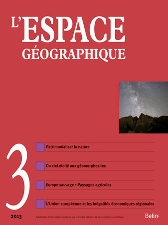 Image de L'Espace géographique 2013-3