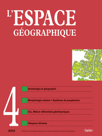 Image de L'Espace géographique 2012-4