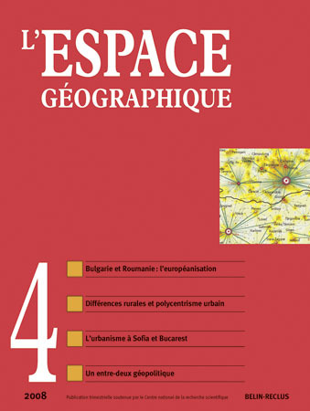 Picture of L'Espace Géographique N°4
