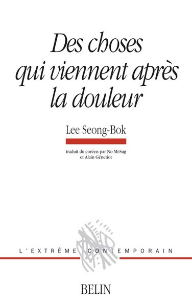 Picture of Des choses qui viennent après la douleur