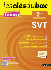 Image de CLES DU BAC TTE L'ANNEE SVT 2DE