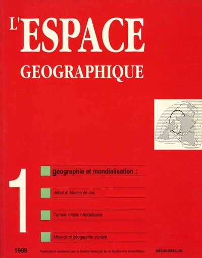 Image de L'espace géographique - N°1