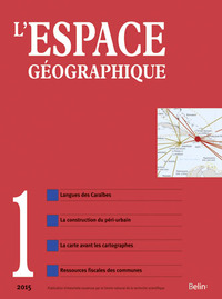 Image de L'Espace géographique 2015-1